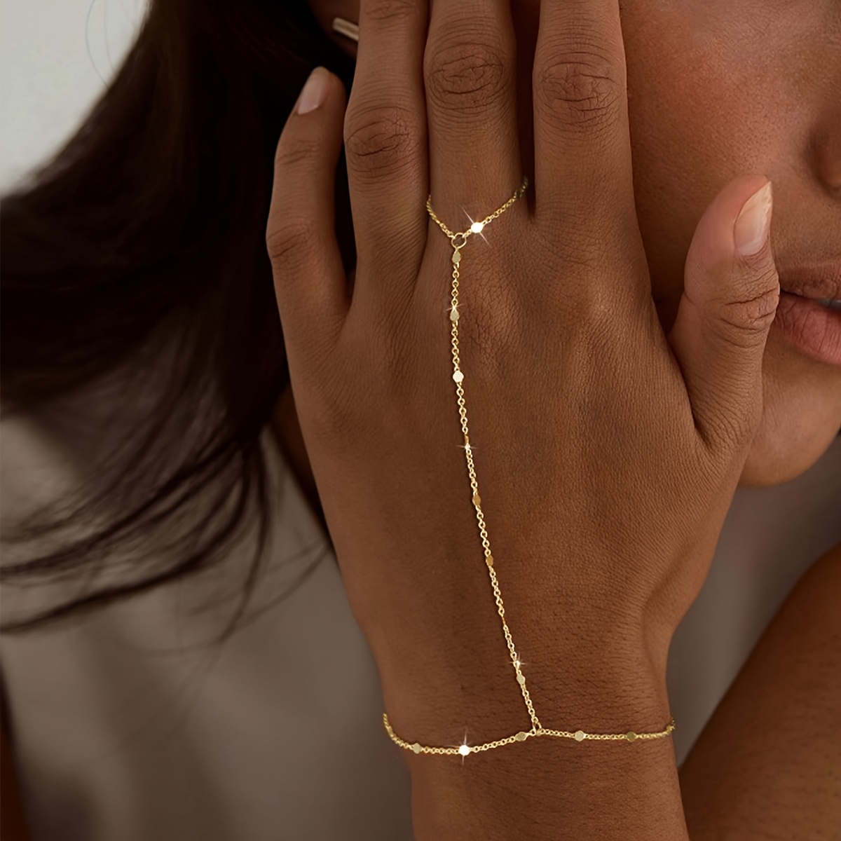 Bohemian Elegant Sequin Women's Alloy Bracelet